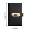 100 Pages Wallet Organizer Savings Challenges Book with Combination Lock Budget Planner for Travel Goal