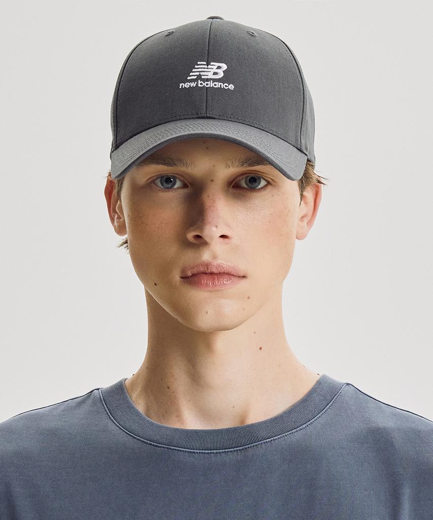 Nyuballanseu Nbgdgf1101 / Stacked Logo Structure Ball Cap (D/Gray)