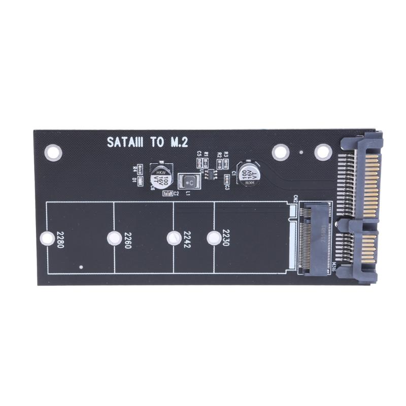 Convenient M.2 To SATA3 Adapters Card Highly Efficiency SATA M.2 SSD Convert Adapters Card Experience Fast Performances