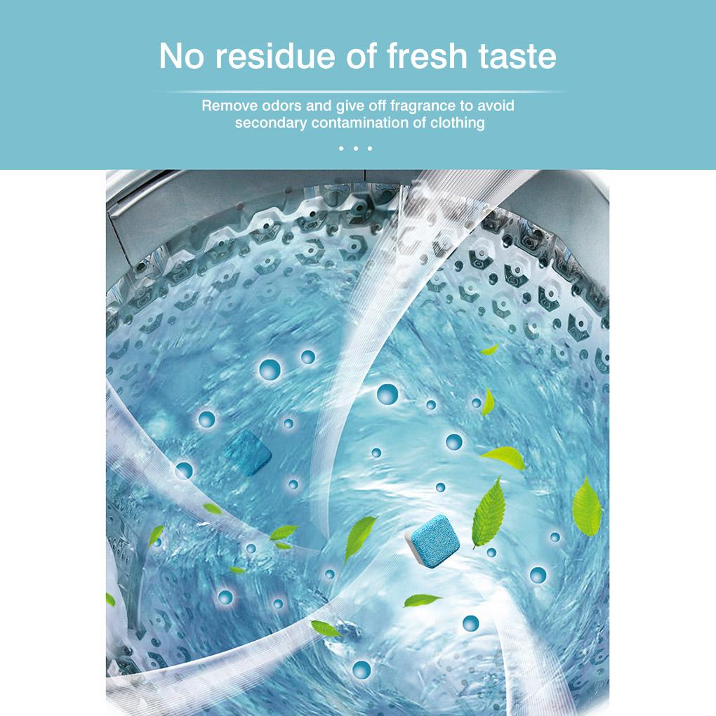 10/50Pcs Affresh Durable Washing Machine Cleaner Descaler Deep Cleaning Chemicals Remover Effervescent Tablet Granules TXTB1
