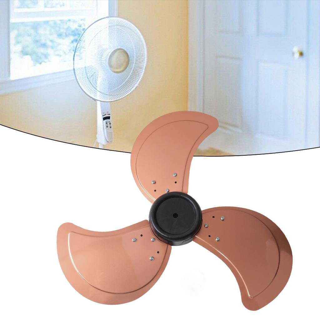 Electric Fan Blades Fan Replacement Parts Easy Installation Lightweight Aluminum Nut Cover Included 16 Inch 36cm Office Use