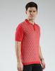 Luxuria Men's Abstract Collar Neck T-Shirt