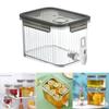Cold Kettle with Faucet Drink Container Juice Water Dispenser for Daily Use