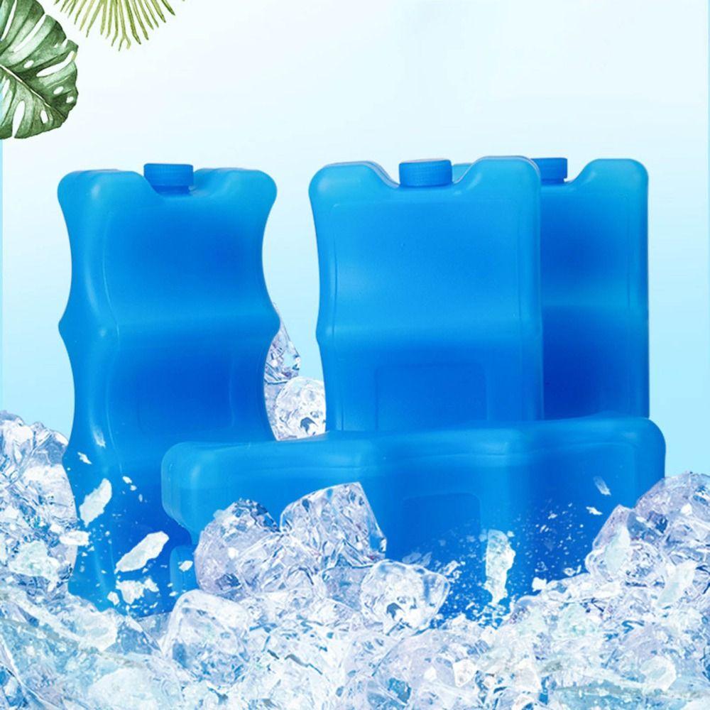 Blue Gel Freezer Ice Blocks 600ml Ice Brick Water Injection Gel Freezer Cooler Pack  Drinks
