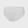 Women's Pure White Disposable Cotton-Polyester Underwear for Postpartum, Travel, and Business Trips