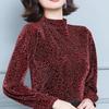 Female Spring and Fall Elegant Plus Size Temperament Long-sleeved Tops