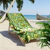 Cute Avocado Cartoon Pattern Towel Beach towel quick-drying for travel outdoor sports jogging beach and swimming