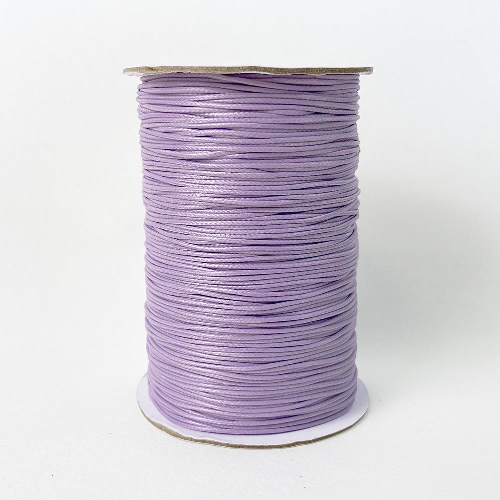 1mm Korean Waxed Rope: Jewelry & Pendant Necklace/Braided Bracelet with PU Leather