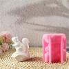 Silicone Mold Resin Crafting Mold Candle Moulds Squirrel Shape Craft Mould Silicone Texture Handmade Supplies for Candle