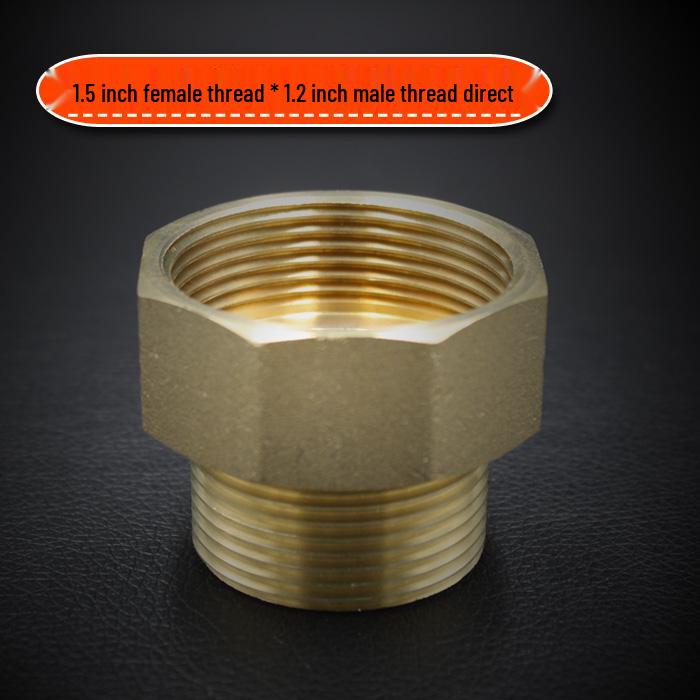Copper Reducing Threaded Coupling Adapter for Male/Female: 1/2", 3/8", 1/4", 1/8" Connector