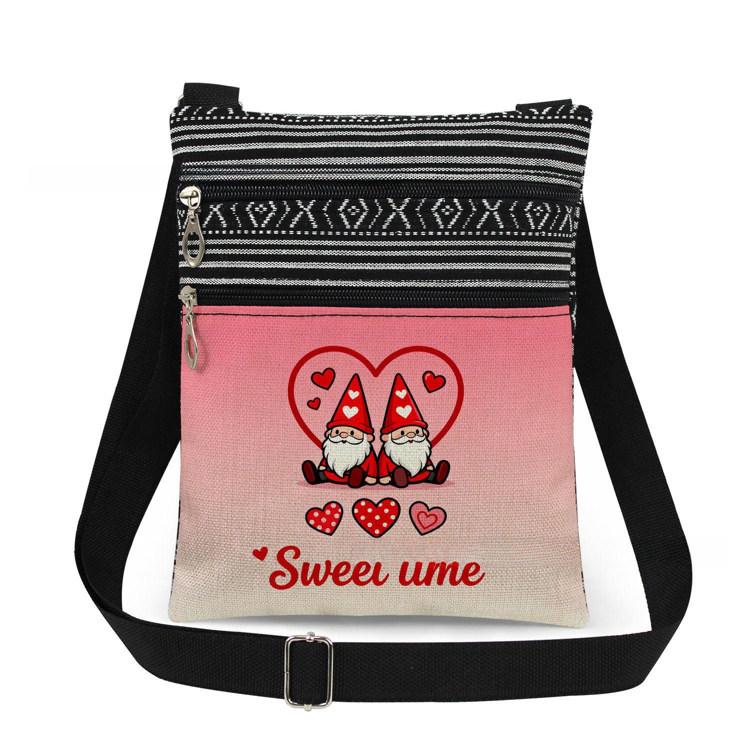 1PC Dwarf Print Tote Bags Women Shoulder Handbags Postman Package 6914 KTB