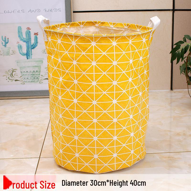 

Водонепроницаемая хлопково-льняная корзина для белья и корзина для хранения игрушек