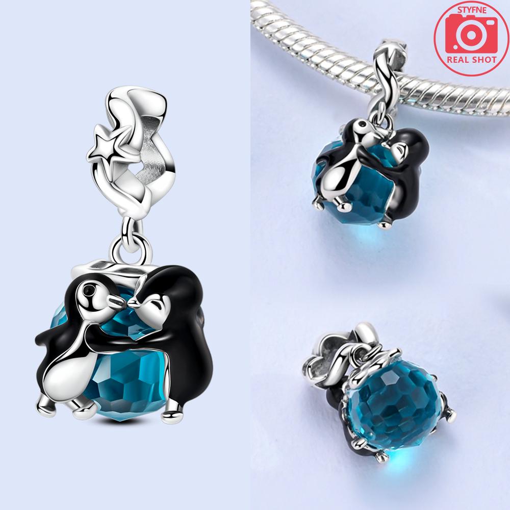 Original Magic Hat Star Cat Penguin Charms Copper Motorbike Beads Fit Bracelet Women Jewelry Making Diy Gift