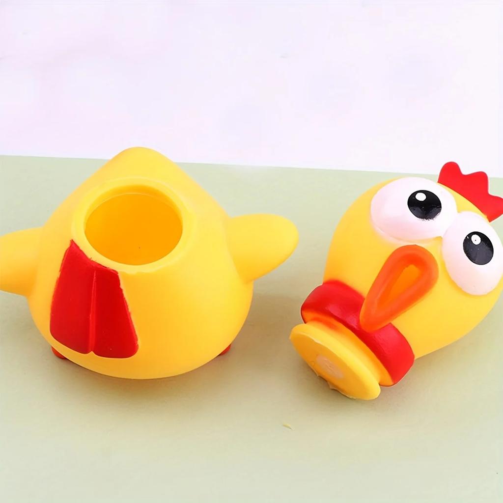 1 Stück-Hundespielzeug mit Geräusch Kleine Größe Schreiendes Huhn Haustierhundespielzeug Schreiendes Huhn/Freilaufendes Huhn
