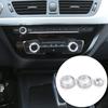 Air Condition Switch Button Knob Ring Silver Cover For Toyota Supra -24