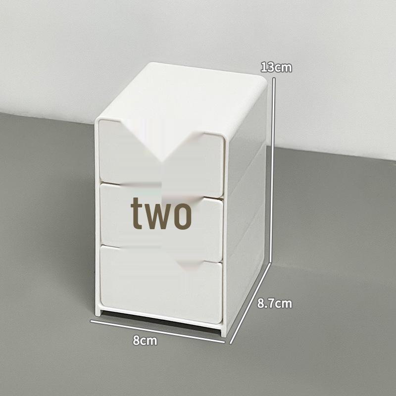 Mini Desktop Drawer Organizer - Tabletop Stationery & Sundries Storage Box