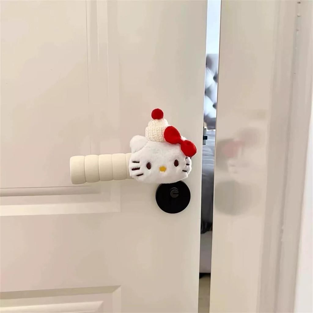 Cartoon Cat Anti-static, Anti-collision Door Handle Protector for Living Room