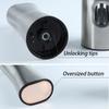 New Electric Salt and Pepper Grinder Automatic Pepper Mill Spice Grinder Housewarming Gift Stainless Steel Powered Salt Grinder