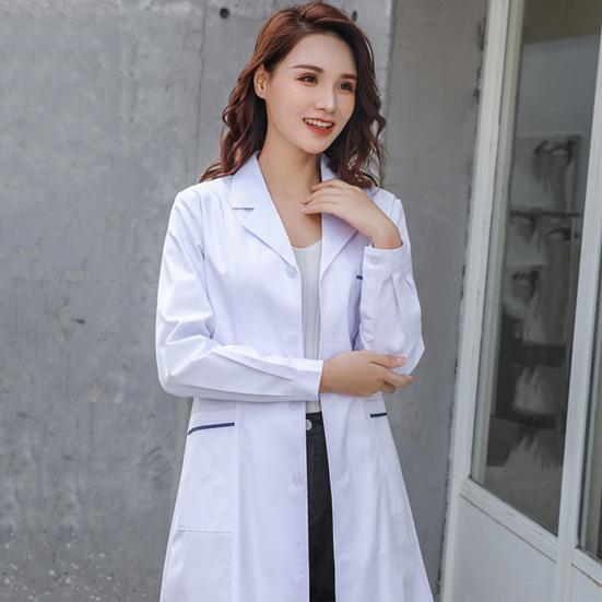Doctor Wear Thin Style Sweat Absorption Non-pilling Wicking Polyester Summer Thin Laboratory Nurse Uniform Work Wear