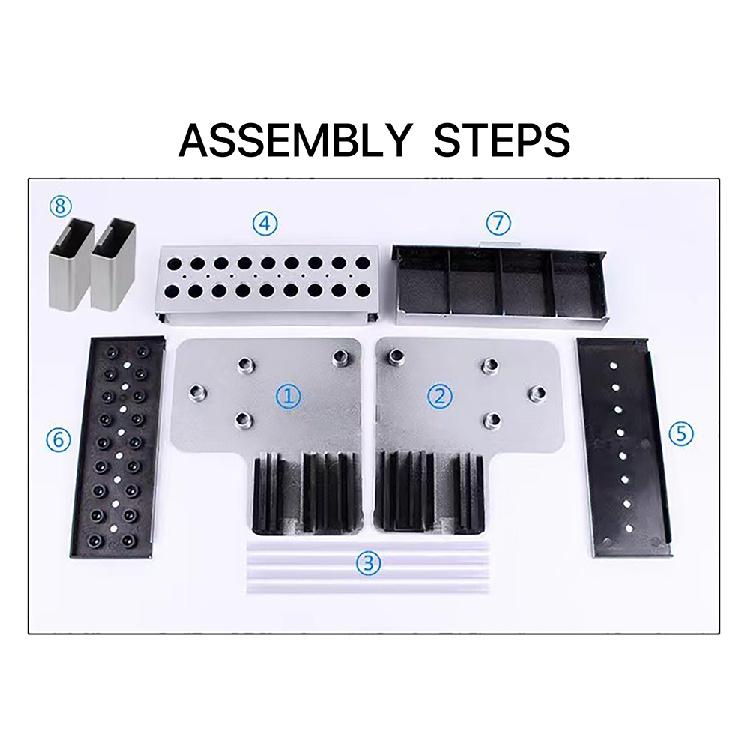 9IMOD Multifunctional Screwdriver Storage Rack Holder Desktop Stand for Hex & Cross Screw Drivers RC Repair Tools Organizer Kit