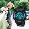 Kids Watch for Boys 6-15 Years Old, Digital Sport Outdoor Multifunctional Chronograph LED 50M Waterproof Alarm Calendar Analog Watch