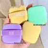 xixi Soft Macaron Cushion Puff: Expands When Wet, Adheres Well, Crease-Free Base Makeup, 6-Piece Set