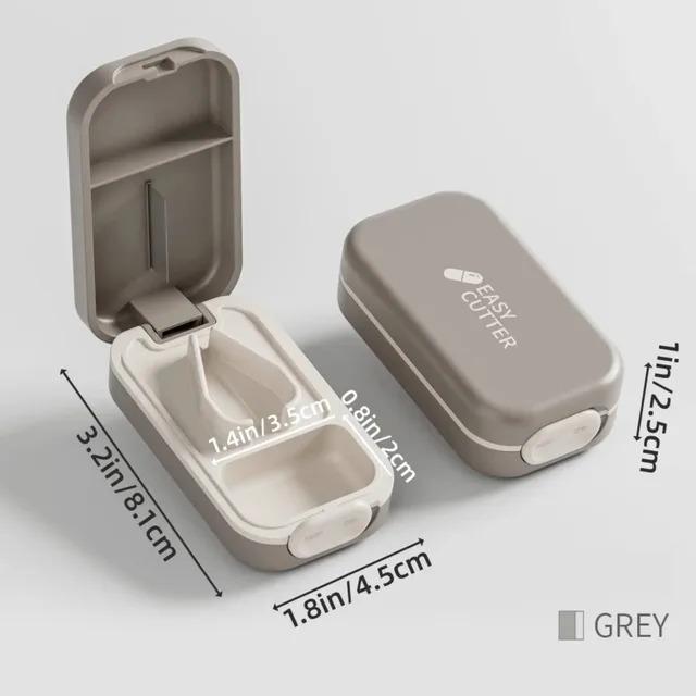 Small Pill Cutter Pill Cutter Splitter for Small and Tiny Pills Pill Splitter with Safety Lock Easy Open Close Professional