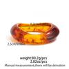 Fashion Vintage Translucent Resin Chunky Bangles Geometric Irregular Stretch Wide Bangles Bracelets for Women Men Luxury Aesthetic Jewelry Accessories