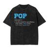 Pop Pop Definition Like A Regular Grandpa Fathers Day Tshirt Fashion T Shirts Short Sleeve Tops Beach Casual O Neck Top Tees