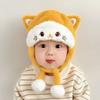 Baby Winter Ear Protection Hat Cartoon Bunny Knit Beanie For 43 Years Old