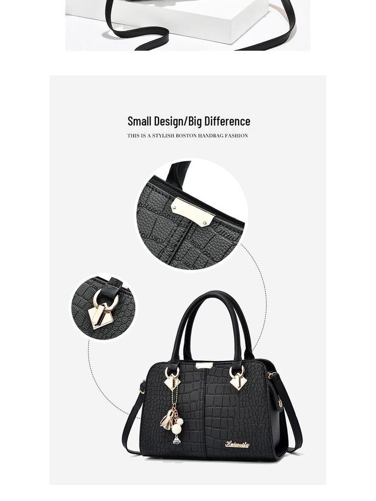 Nouveau Sac à Main Mode Style Coréen 2025: Sac bandoulière simple pour femmes d'âge mûr