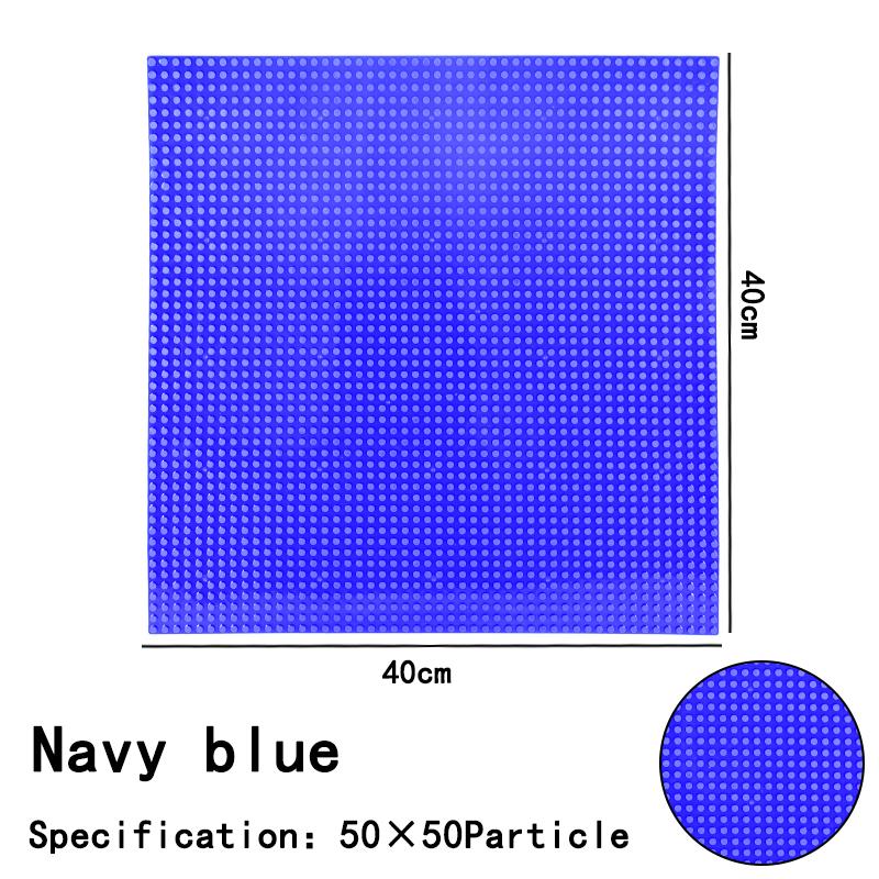 50x50 Dots Classic Large Base Plates - Small Size DIY Bricks Assembly Baseplates - ABS Plastic Building Block Plate for Children Gift