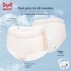 Miiow Women's Mid-Waist Seamless Ice Silk Briefs 3-Pack