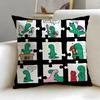 popular cartoon JOGUMAN Cushion Cover Soft & Easy-Wash Pillow Case – Versatile for Couch, Bed, Travel and Office