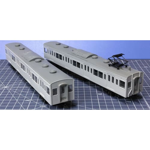 Micro Ace 1/80 (HO Scale) 103 Series New Air-Conditioned Cars, Add-On Middle Car Set (2 Cars), Plastic Model Kit HK-2-001