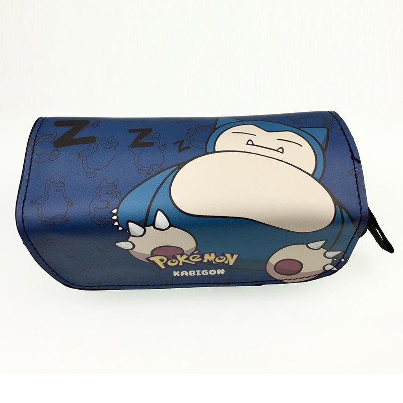 Large Capacity Pokémon Pencil Case for Students - Cartoon Anime Design