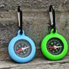 Silicone Hanging Compass with Climbing Hook and Quick Link, Customizable Logo for Outdoor Use