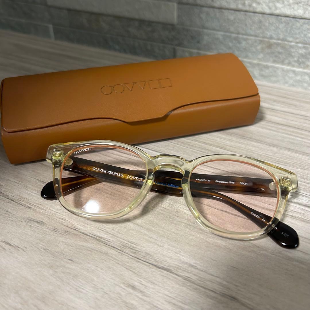 Used OLIVER PEOPLES SHELDRAKE 1986 Discontinued model