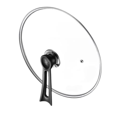 YIJOFU Replacement Pot Lid, Domed Wok Cover with Glass Stainless Steel, 20cm-40cm, Fits Many Pots, Practical Kitchen Frying Pans, Universal Style (20c
