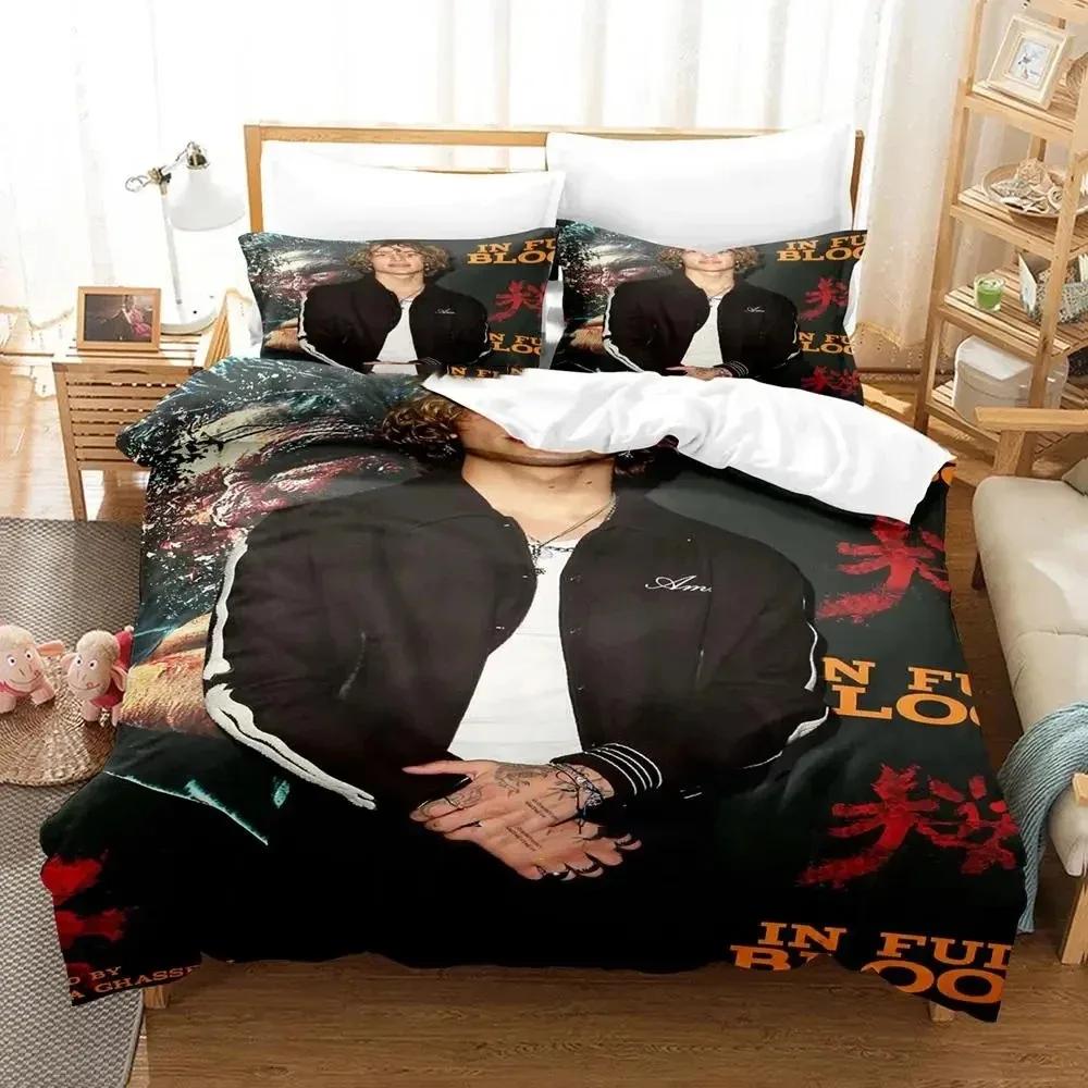 3D Print Vinnie Hacker Printed Bed Set Duvet Cover Pillowcase Bedding Set Bed Linen Sheet Quilt Cover Full Queen King Size