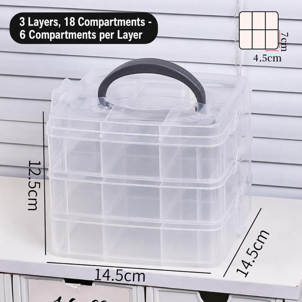 Detachable Structure Alloy Model Car Storage Box Necklace Organizer Case Bead Organizer 12.5x14.5x14.5cm