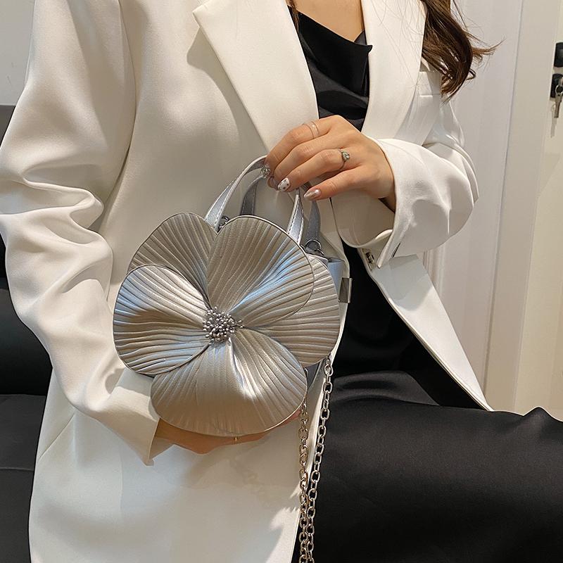 Women's Shoulder Bags PU Floral Classic Simplicity Crossbody Bags Sweet Color Feminine Fashion