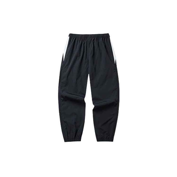Anta Woven Loose Cuff Sports Pants Men Bottoms Black 952218515-3