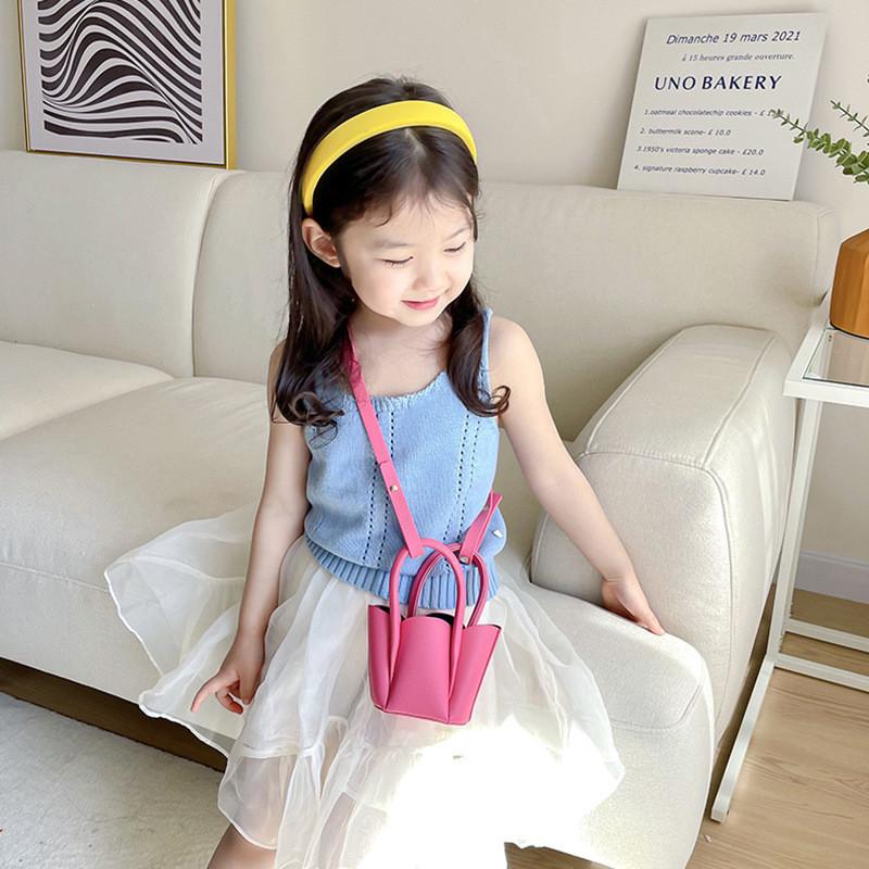 Stylish Mini Candy Color Winged Crossbody Bag For Girls Chic Design Perfect For Children