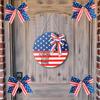 6 Sets Of 16CM Bows, Martyrs' Day Decorative Ribbons, Independence Day Streamers, Bows