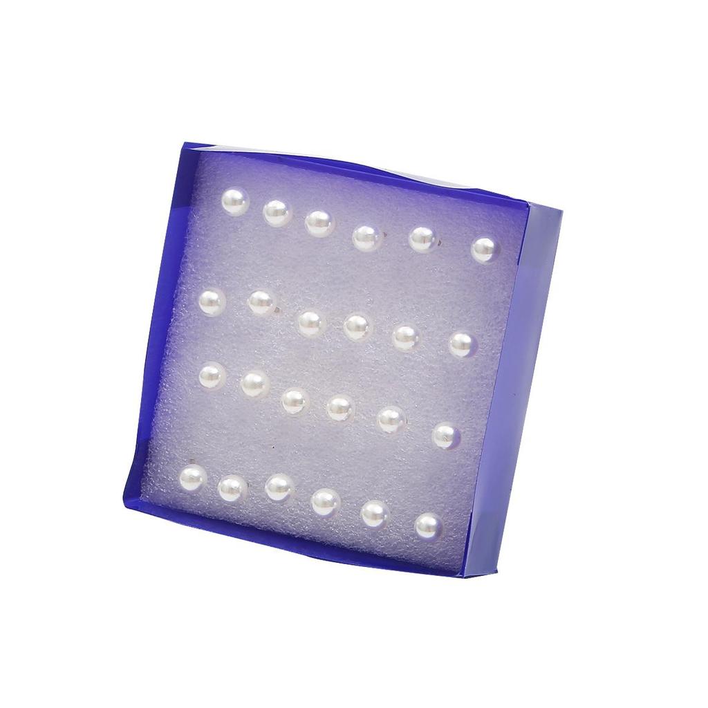 12Pairs Nachahmung Perle Ohrring Stud Ohrring Set Für Frauen Kind Mit Box Ohrringe Schmuck