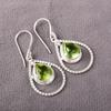 Peridot Earrings Gemstone Jewelry, 925 Solid Sterling Silver Earrings, Handmade Jewelry Birthstone Earrings, Gift For Her