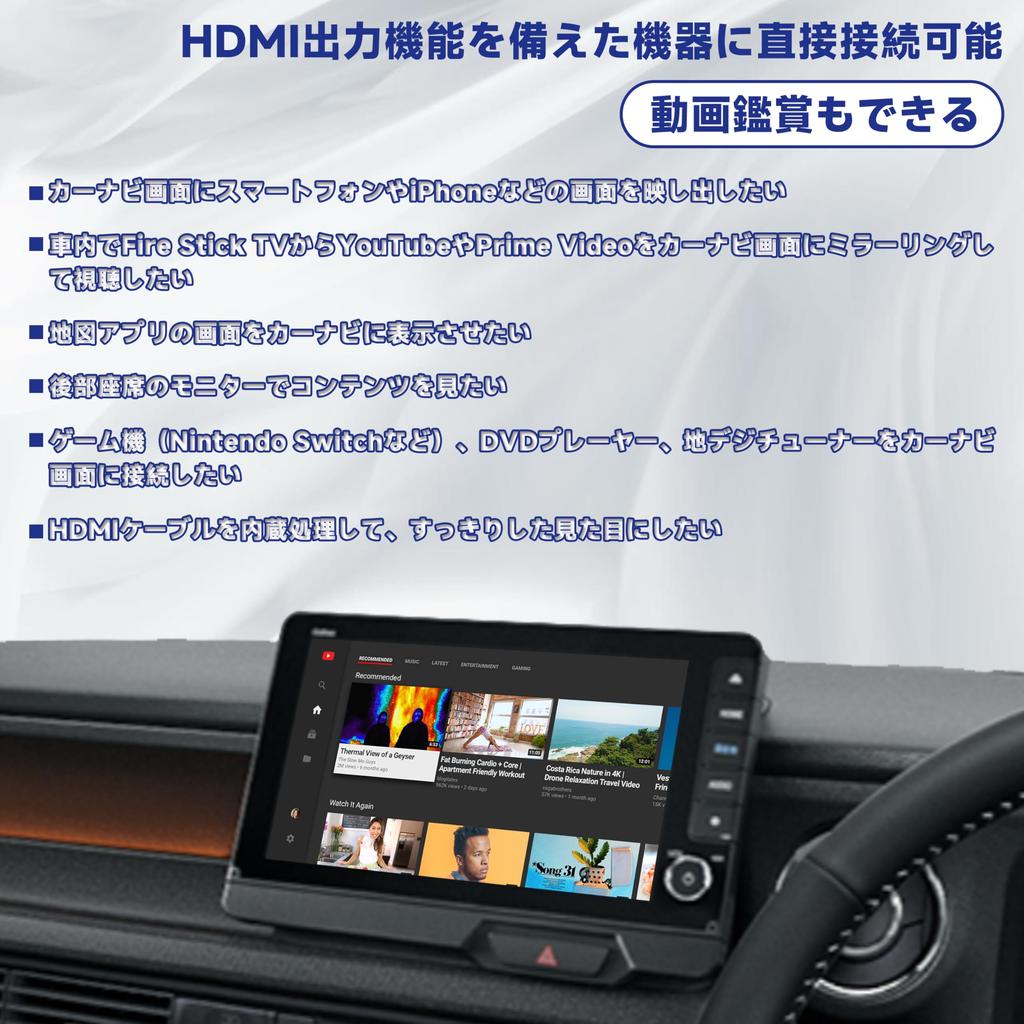 Foefen N-BOX/N-BOX Custom JF3/JF4/JF5/JF6 Compatible HDMI 2.0 Type E To