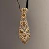 Adjustable Rhinestone Necktie Tassel Crystal Necktie Decorative Formal Business Ties  Wedding