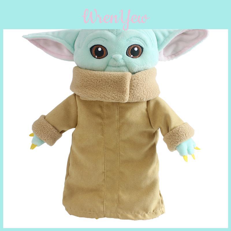 Adorable 30cm Baby Yoda Plush Toy With Removable Clothes Perfect For Kids And Fans